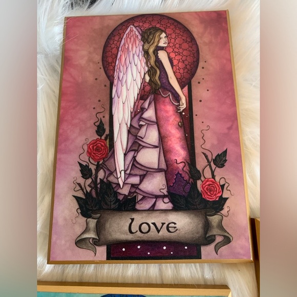 Set of 7 Angelic Art Plaques - Picture 4 of 10
